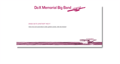 Desktop Screenshot of dox-memorial-bigband.de